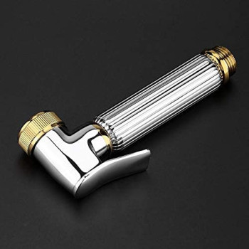 1 Pcs Wall Mount Shower Toilet Solid Bathroom Bidet Faucet Spray Shower Head Handheld Bidet Diaper Spray Sprayer Shattaf White