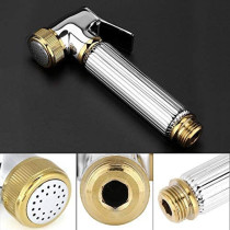 1 Pcs Wall Mount Shower Toilet Solid Bathroom Bidet Faucet Spray Shower Head Handheld Bidet Diaper Spray Sprayer Shattaf White