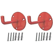 Fire Extinguisher Hook Mount Extinguisher Bracket Wall Hanging Clip Red Color 2