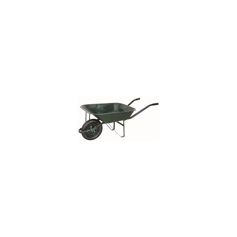 Abbasali Wheel Barrow Green Colour Used In Garden And House For Cleaning Purpose With Air Wheel