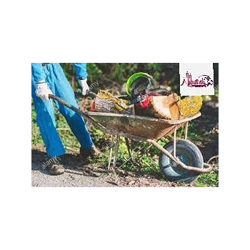 Abbasali Wheel Barrow Green Colour Used In Garden And House For Cleaning Purpose With Air Wheel