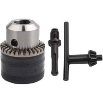 Abbasali Drill Chuck Adapter Kit Key Type Drill Chuck With Round Shank Adapter 3.0 16Mm 1 2 20Unf