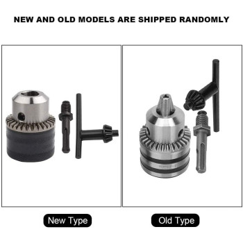 Abbasali Drill Chuck Adapter Kit Key Type Drill Chuck With Round Shank Adapter 3.0 16Mm 1 2 20Unf