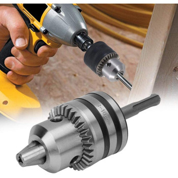 Abbasali Drill Chuck Adapter Kit Key Type Drill Chuck With Round Shank Adapter 3.0 16Mm 1 2 20Unf