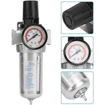 Abbasali Compressed Air Filter Regulator Combo Bsp 1 2 Air Compressor Moisture Water Trap Filter Regulator