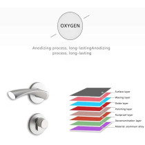 Abbasali Door Handle With Lock And Key Aluminum Door Handle With Lock American