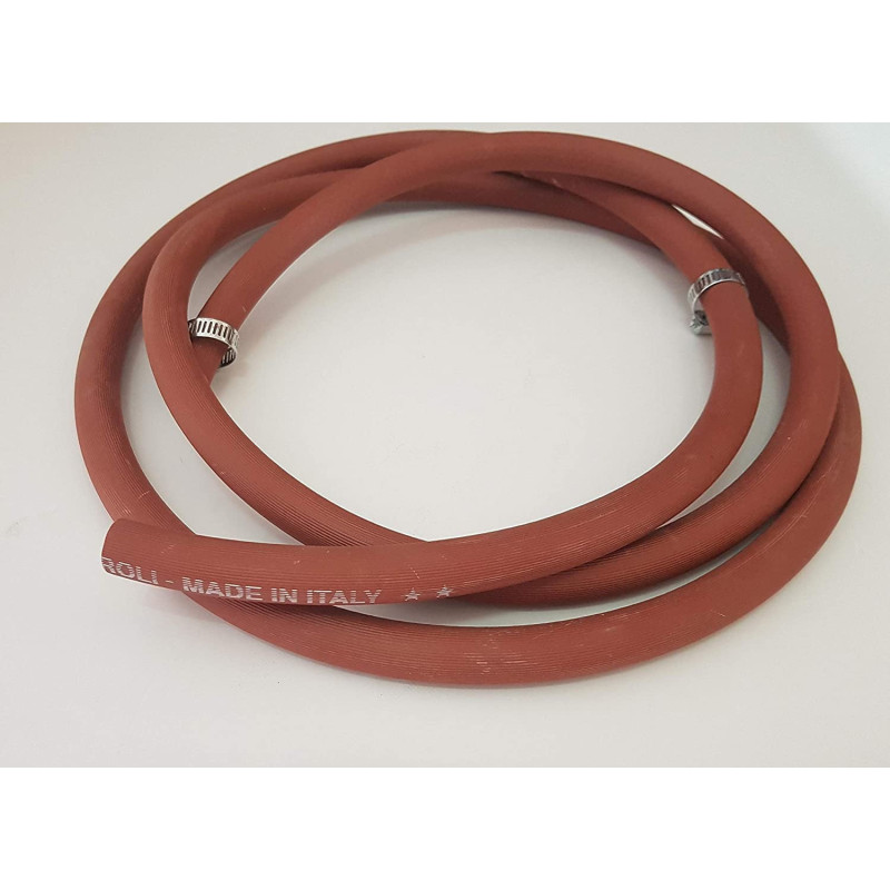 Italian Red Gas Hose With Gaskets 3M