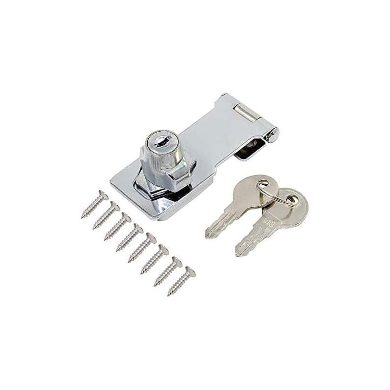 Abbasali 3 Inch Self Locking Hasp Lock