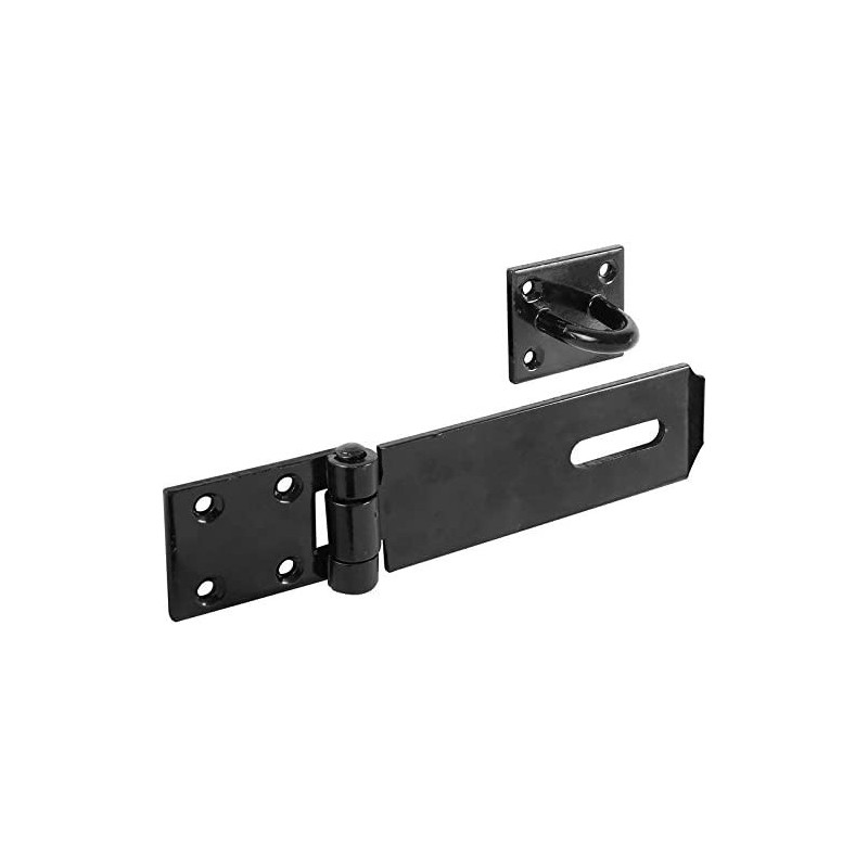 Abbasali Hasp And Staple Black Heavy Duty For Door And Window 4 Inch