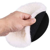 Abbasali Buffing And Polishing Wool Valcro Wheel 7 Inch