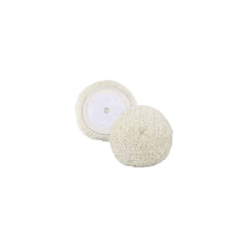 Abbasali Buffing And Polishing Wool Valcro Wheel 7 Inch