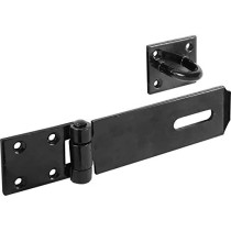 Abbasali Hasp And Staple Black Heavy Duty For Door And Window 3 Inch