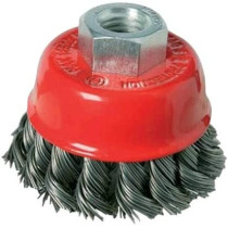 Abbasali Steel Cup Wire Brush Twisted Hard