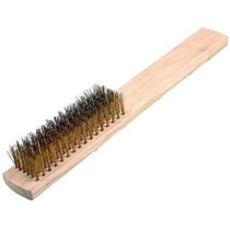Abbasali Wood Handle Brass Wire Brush