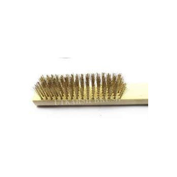 Abbasali Wood Handle Brass Wire Brush