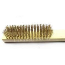 Abbasali Wood Handle Brass Wire Brush