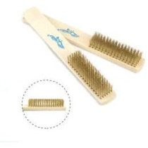 Abbasali Wood Handle Brass Wire Brush
