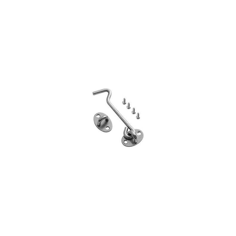 Abbasali Door Gate Hook And Eye Bolt Latch Heavy Duty Window Sash Catch Lock Cabin Hook Eye Latch Gate Door Swivel Window