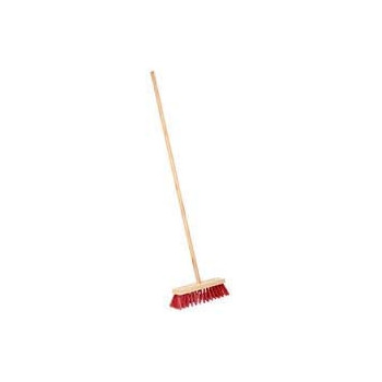 Abbasali Hard Broom Garden Sweeping Brush With Stick