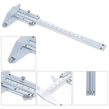 Abbasali Calipers Gaugeprofessional Stainless Steel Vernier Caliper 0 150Mm Sliding Gauge Measurement Tool Inside Outside Depth