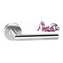 Abbasali Lever Door Handle 971.002.86 Satin Stainless Steel Set