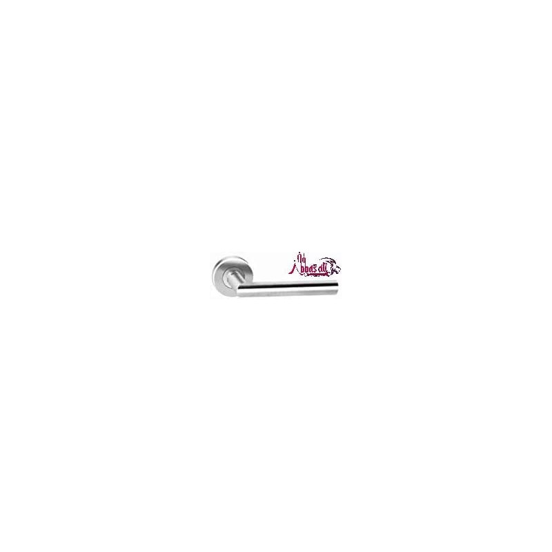Abbasali Lever Door Handle 971.002.86 Satin Stainless Steel Set