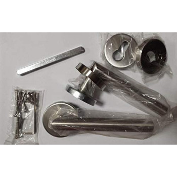 Abbasali Lever Door Handle 971.002.86 Satin Stainless Steel Set