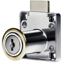 Abbasali 2Pcs Cabinet Locks With 2 Keys Not Universal Office Desk Drawer Lock Zinc Alloy Showcase Door Wardrobe Locks