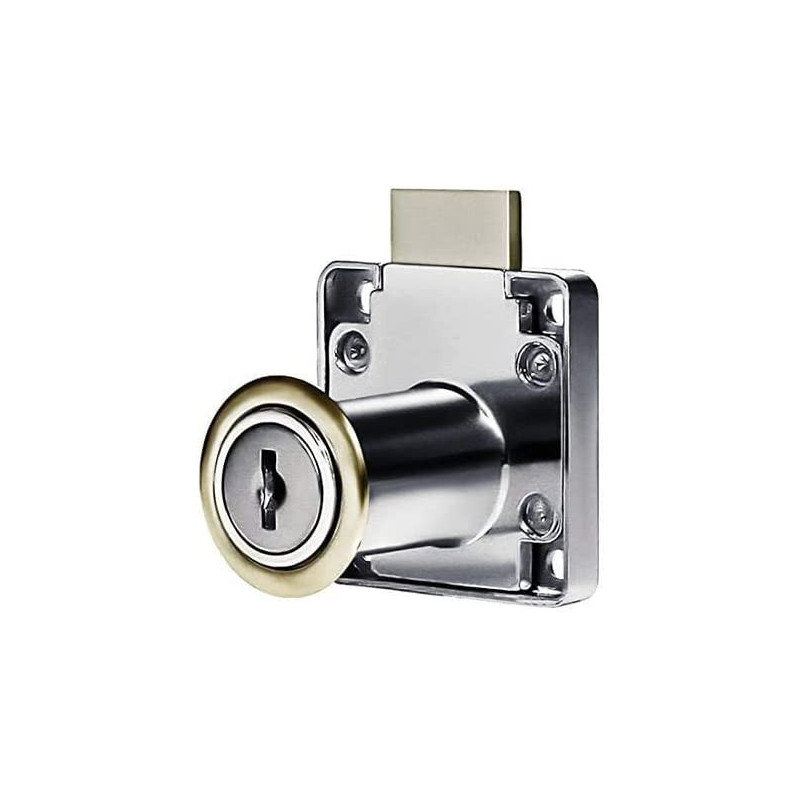 Abbasali 2Pcs Cabinet Locks With 2 Keys Not Universal Office Desk Drawer Lock Zinc Alloy Showcase Door Wardrobe Locks
