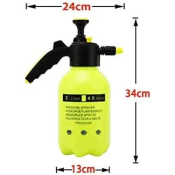 Abbasali Garden Hand Pressure Sprayer Weedkiller Chemical Fence Water Spray Bottle 2L For Lawn Pest Controlgarden Sprayer