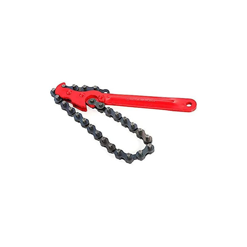Abbasali Chain Wrench Oil Filter Wrench Spanner Adjustable Removal Universal Auto Car Repair Tools 8 Inch