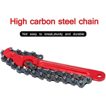 Abbasali Chain Wrench Oil Filter Wrench Spanner Adjustable Removal Universal Auto Car Repair Tools 8 Inch