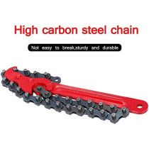 Abbasali Chain Wrench Oil Filter Wrench Spanner Adjustable Removal Universal Auto Car Repair Tools 8 Inch