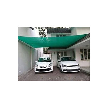 Abbasali Green Shade Net For Covering Building And Outdoor Area Size 2X15 Mtr