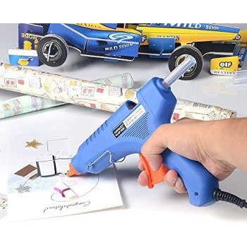 Abbasali 60W Professional Industrial Electric Hot Melt Glue Gun With 20Pcs Glue Sticks Heating Craft Repair Tool