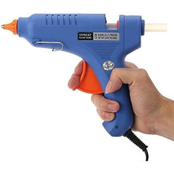 Abbasali 60W Professional Industrial Electric Hot Melt Glue Gun With 20Pcs Glue Sticks Heating Craft Repair Tool