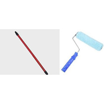 Abbasali Extension Pole 2Mtr With Paint Roller 9 Inch For Wall And Ceiling