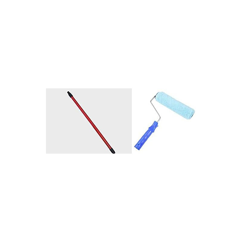 Abbasali Extension Pole 2Mtr With Paint Roller 9 Inch For Wall And Ceiling