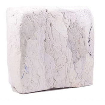 Abbasali White Cotton Waste Rags - 5kg (Pure White)