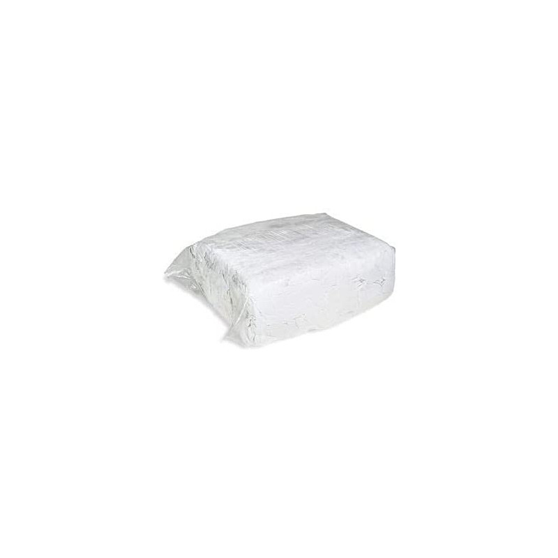 Abbasali White Cotton Waste Rags - 5kg (Pure White)
