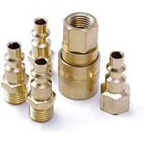 Abbasali 5Pcs Brass Quick Coupler Set Heavy Duty