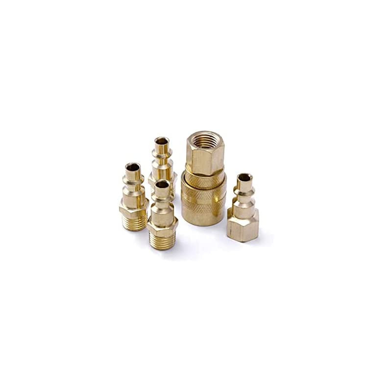 Abbasali 5Pcs Brass Quick Coupler Set Heavy Duty