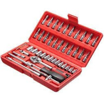 Abbasali 46 Piece Compact And Convenient Quick Ratchet Sleeve Auto Repair Tool Set