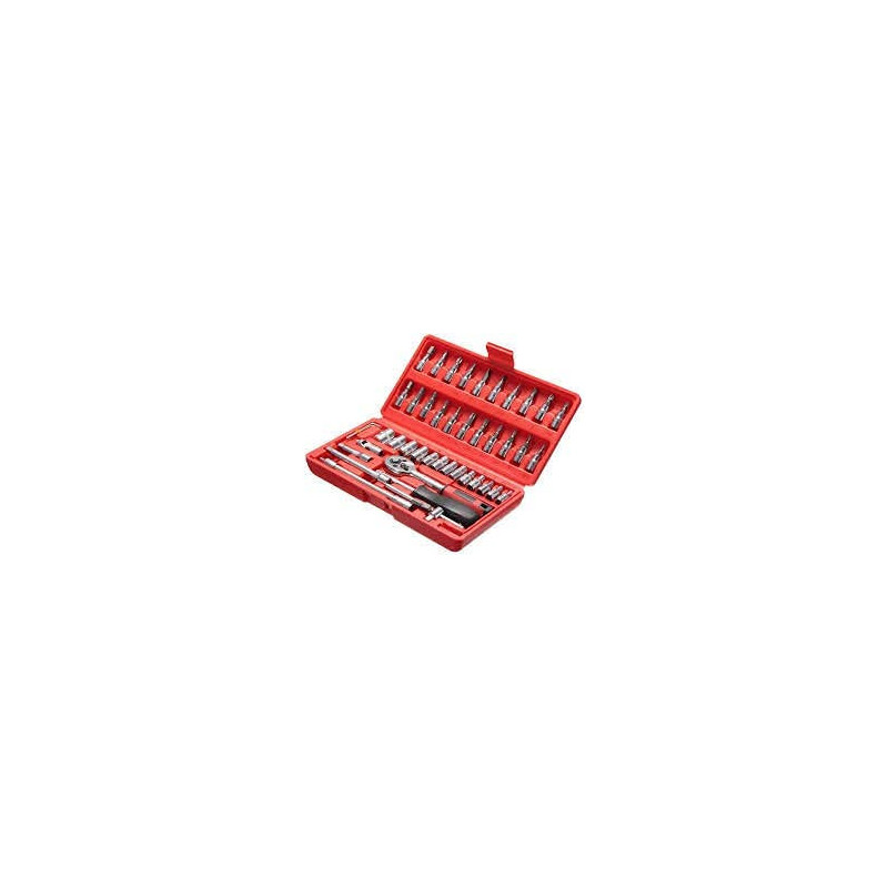Abbasali 46 Piece Compact And Convenient Quick Ratchet Sleeve Auto Repair Tool Set