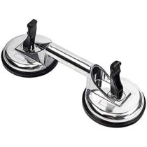 Abbasali Glass Suction Cups Lifter Heavy Duty Aluminum Double Vacuum Handle Glasses Tile Lifter Puller Gripper Plate