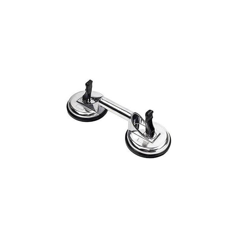 Abbasali Glass Suction Cups Lifter Heavy Duty Aluminum Double Vacuum Handle Glasses Tile Lifter Puller Gripper Plate