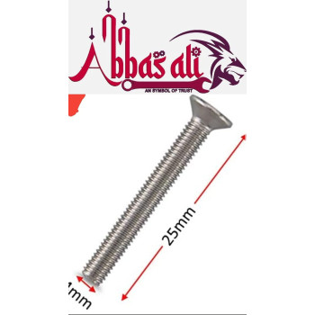 Abbasali Gi Screw For Kitchen Cabinet Drawer And Furniture Pull Cabinet Door Handles Etc...4X25Mm Screw Pack Of 20