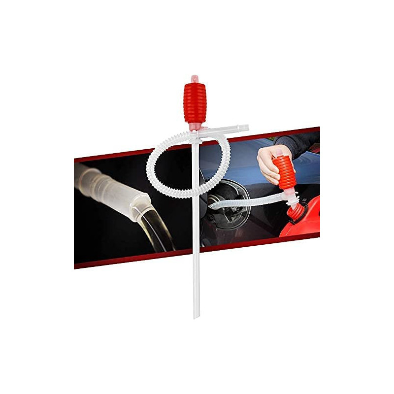 Abbasali Liquid Fuel Transfer Siphon Pump Large Squeezing Syphon For Lawn Mowers And Manual Pumping Petrol
