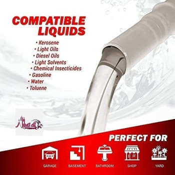 Abbasali Liquid Fuel Transfer Siphon Pump Large Squeezing Syphon For Lawn Mowers And Manual Pumping Petrol