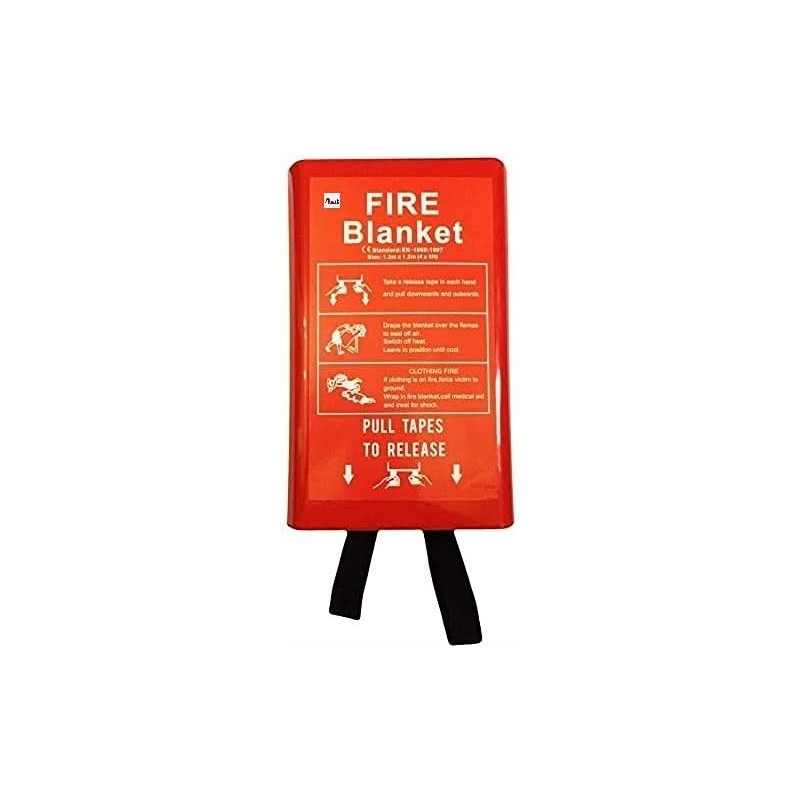 Abbasali Fire Blanket 1.2M X 1.2M 4Ft X 4Ft
